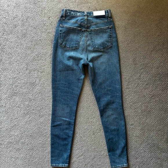 RE/DONE Originals Ultra High Rise Skinny with Stretch in Medium Dusty - Picture 10 of 13